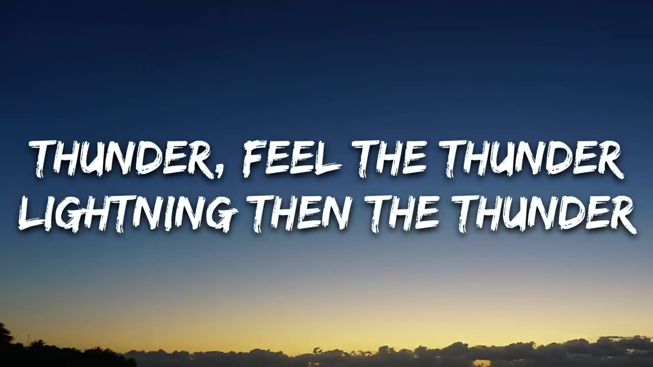 lmagine Dragons - Thunder (Lyrics Video)