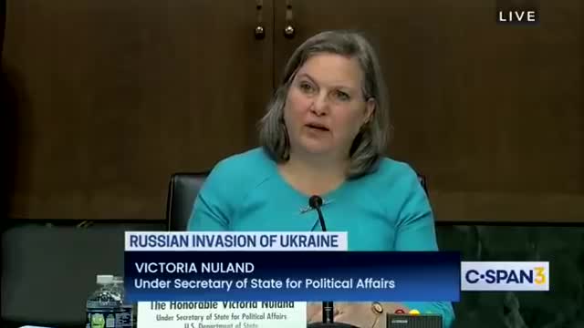 2022-03-06 - Il sottosegretario di Stato Victoria Nuland fa gravi ammissioni davanti al Senato