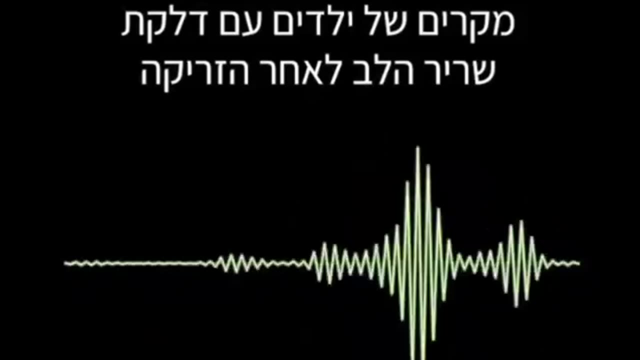 עדות- כל יום מגיעים לשניידר בין 5-6 מקרים של ילדים דלקת בלב לאחר החיסונים