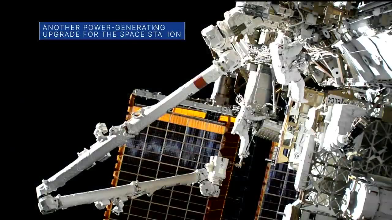 Another Power-Generating Spacewalk Outside the Space Station