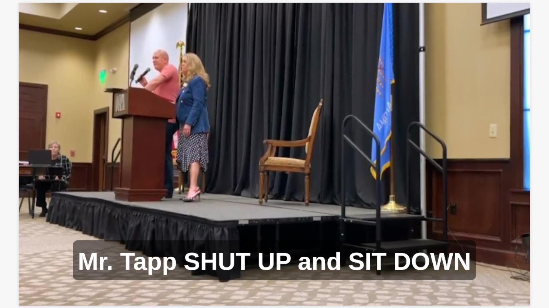 Mr. Tapp SHUT UP and SIT DOWN!