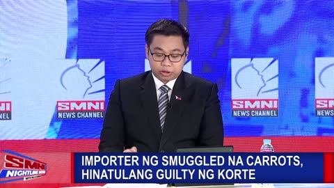 Importer ng smuggled na carrots, hinatulang guilty ng korte