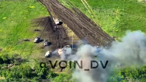 The hapless Ukrainian command sent a column of armored vehicles into a minefield