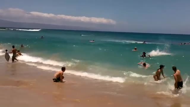 Some Fun in the waves today!