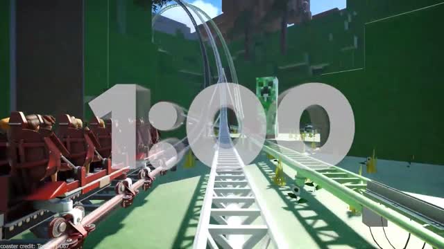 2 Minute Timer Roller Coaster [MINECRAFT]