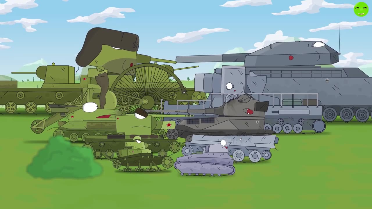 TERRIBLE CASTLE - Cartoons about tanks