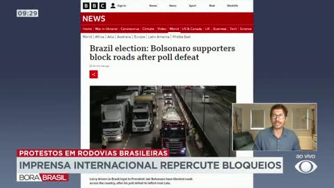 Imprensa internacional repercute bloqueios no Brasil