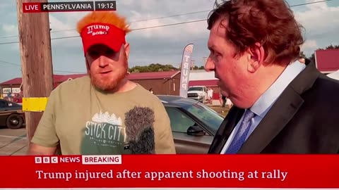 Guy saw the shooter before he shot.