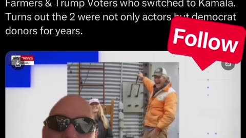 The Harris campaign using paid actors?