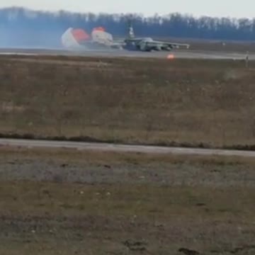 A Russian pilot, shot down by Ukrainian air defense, was able to heroically land the plane, t