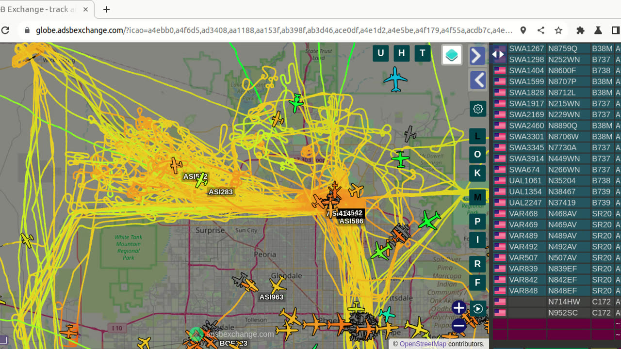 Bird Nazi N4131T over Morristown 10am Jan 9th 2024 -