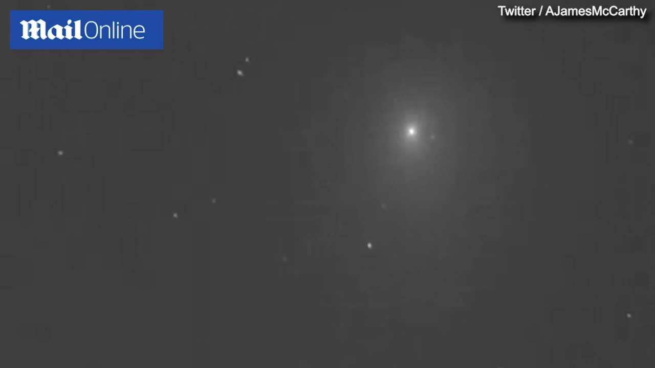 Huge Comet Sprouts Horns While Racing Towards Earth