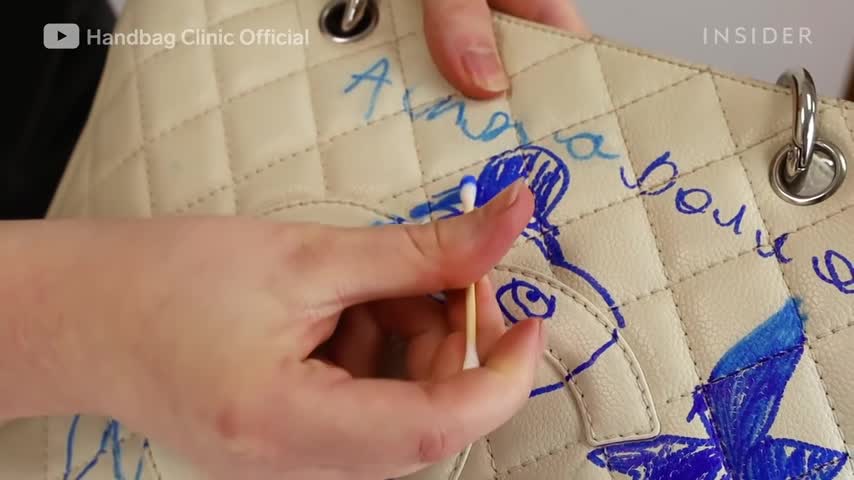 How A $3,000 Sharpie-Stained Chanel GST Is Professionally Restored Refurbished