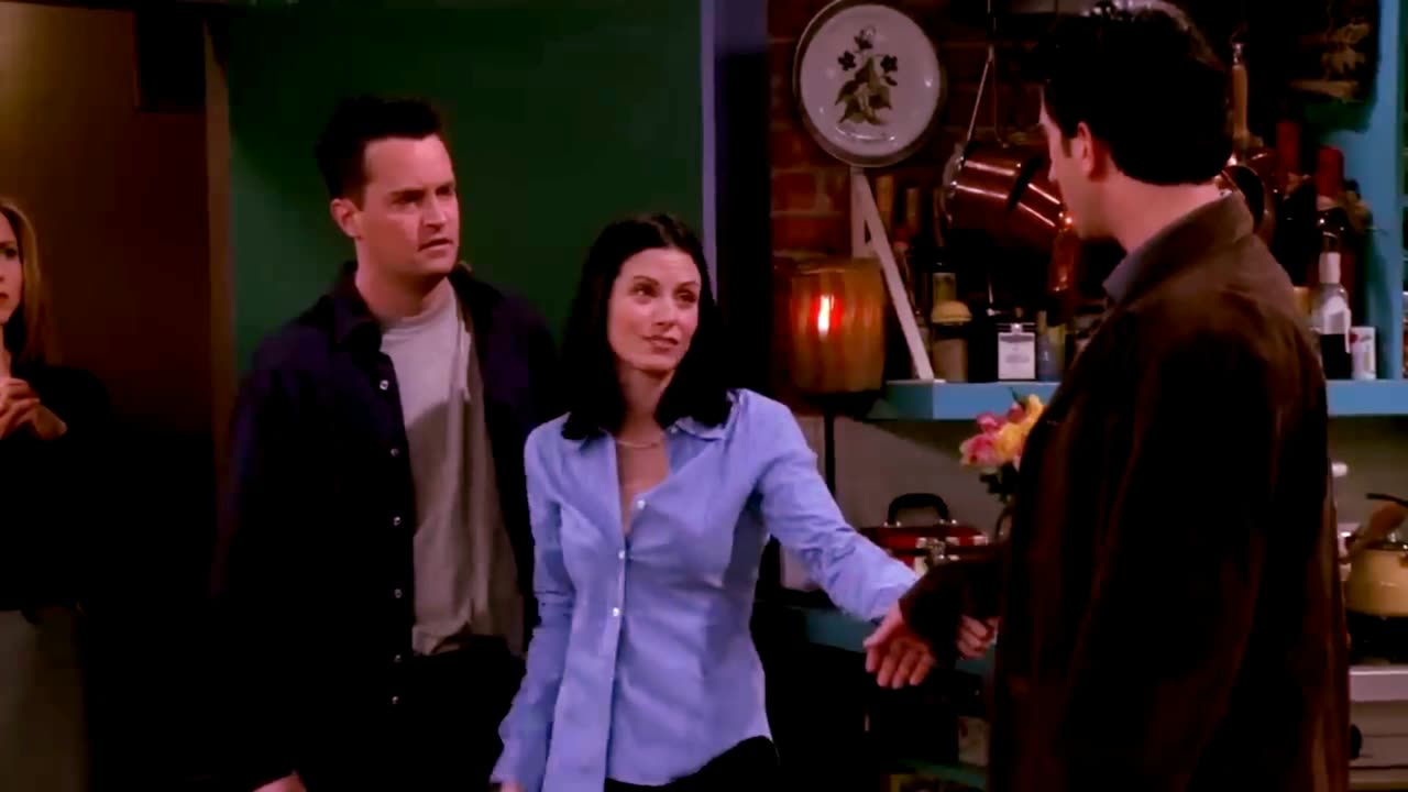 Ross Finds Out About Chandler & Monica _ Friends