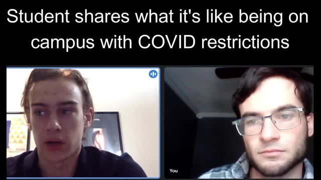 Here's what it is like being on a campus with COVID restrictions