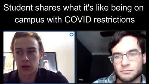 Here's what it is like being on a campus with COVID restrictions