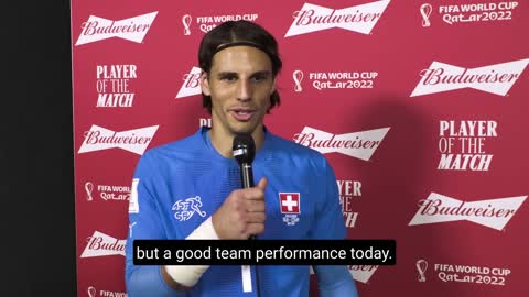 Switzerland v Cameroon @budweiser Player of the Match - Yann Sommer #FIFAWorldCup