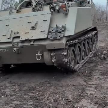 Belgian M113A1-B in the hands of the Ukrainian Army.