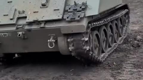 Belgian M113A1-B in the hands of the Ukrainian Army.