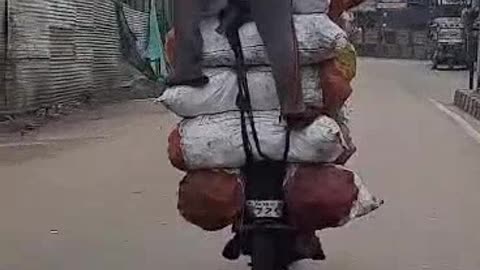 Traveling in bike