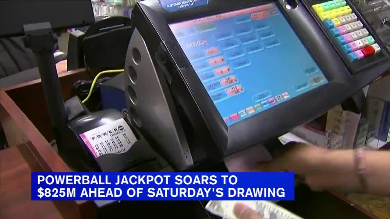 Powerball jackpot now sits at whopping $825 million prize