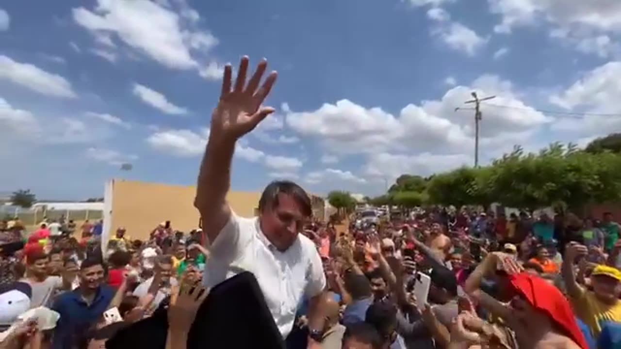 PARADA NÃO PROGRAMADA EM BARAÚNA! RELEMBRE BOLSONARO!