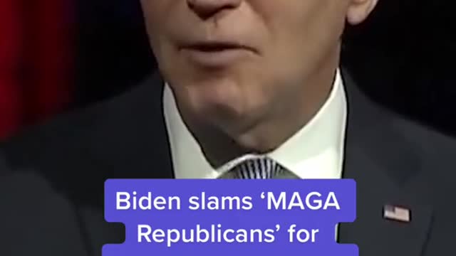 Biden slams 'MAGA Republicans' for false election claims