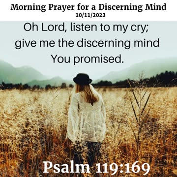 Morning Prayer for a Discerning Mind #youtubeshorts #godslove #jesus #grace #mercy #faith #fyp #joy