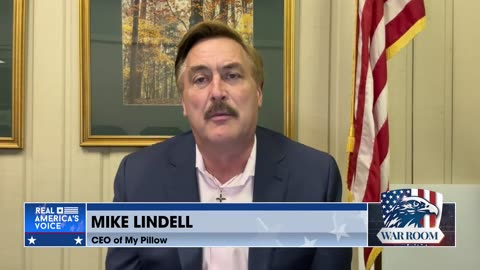 Mike Lindell Travels To Mar-a-Lago To Support President Trump And Confront Fake News Media