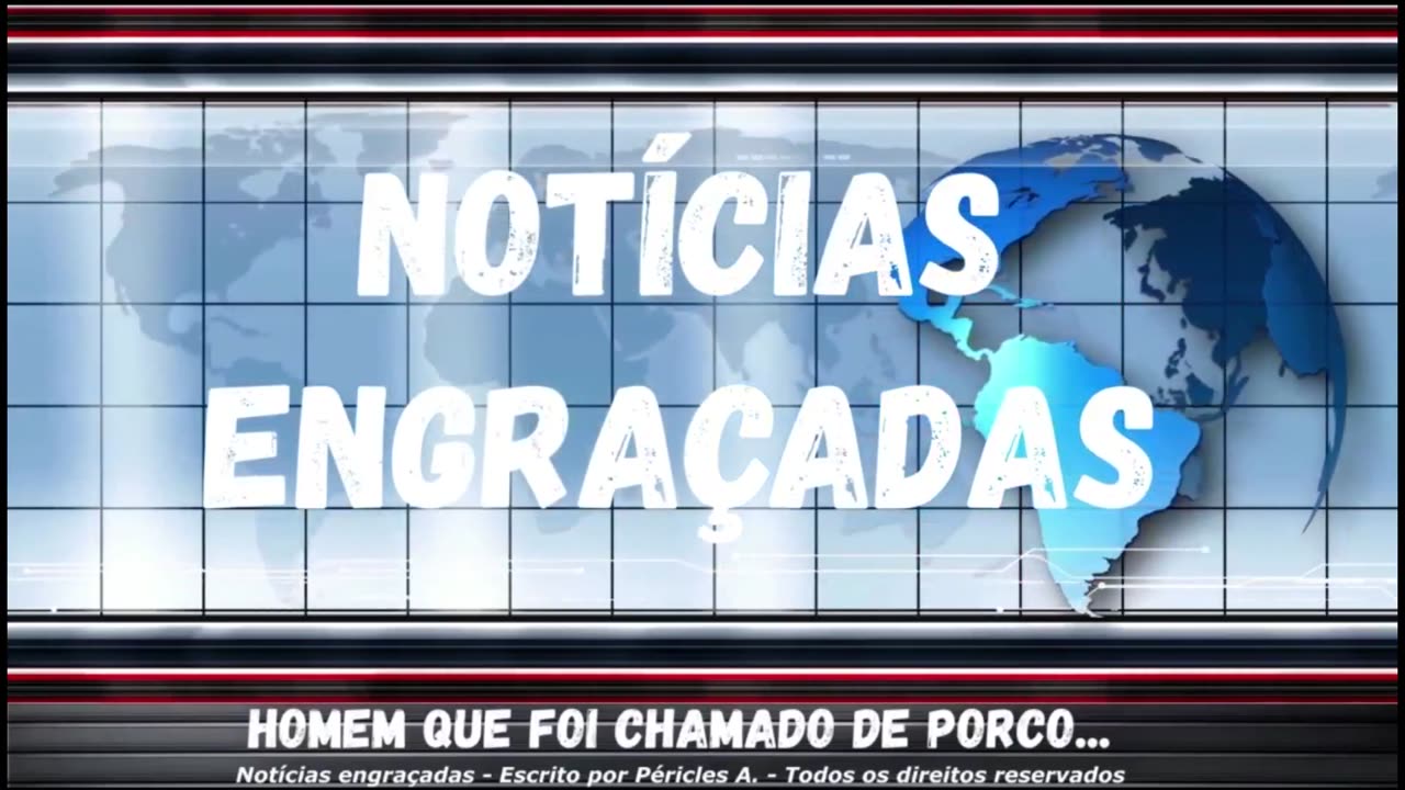 Notícias engraçadas: Homem que foi chamado de porco...