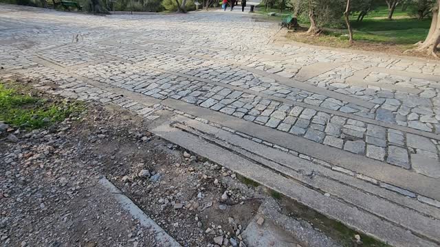 TOMB AT THE AGORA OF ATHENS ROAD