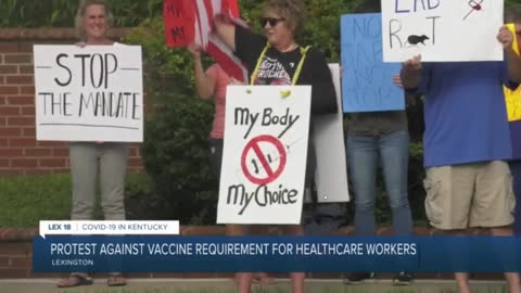 Baptist Health Mandate Protest Lexington, KY 20210817