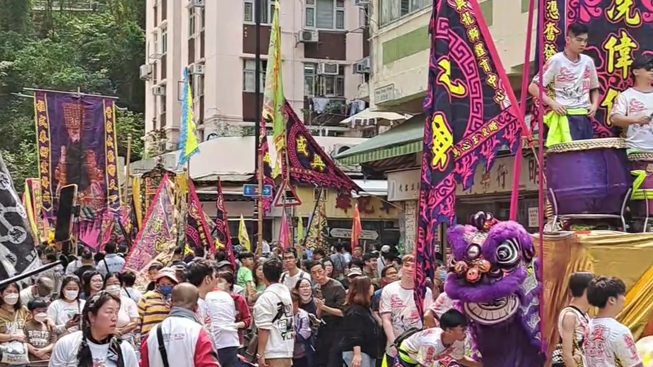 #冼偉傑龍獅團 #鴨脷洲洪聖傳統文化節2024