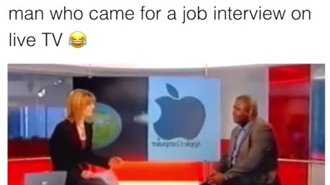 BBC accidentally interviews a man who came for a job interview on LIVE TV