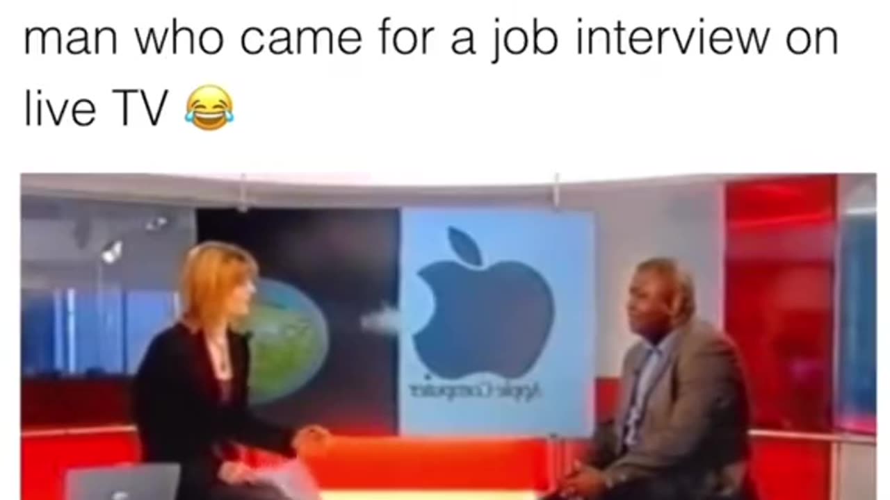 BBC accidentally interviews a man who came for a job interview on LIVE TV