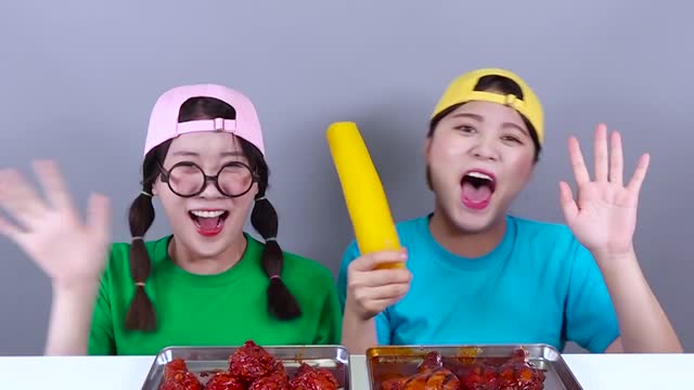Fire Spicy Noodles black noodle Mukbang DONA