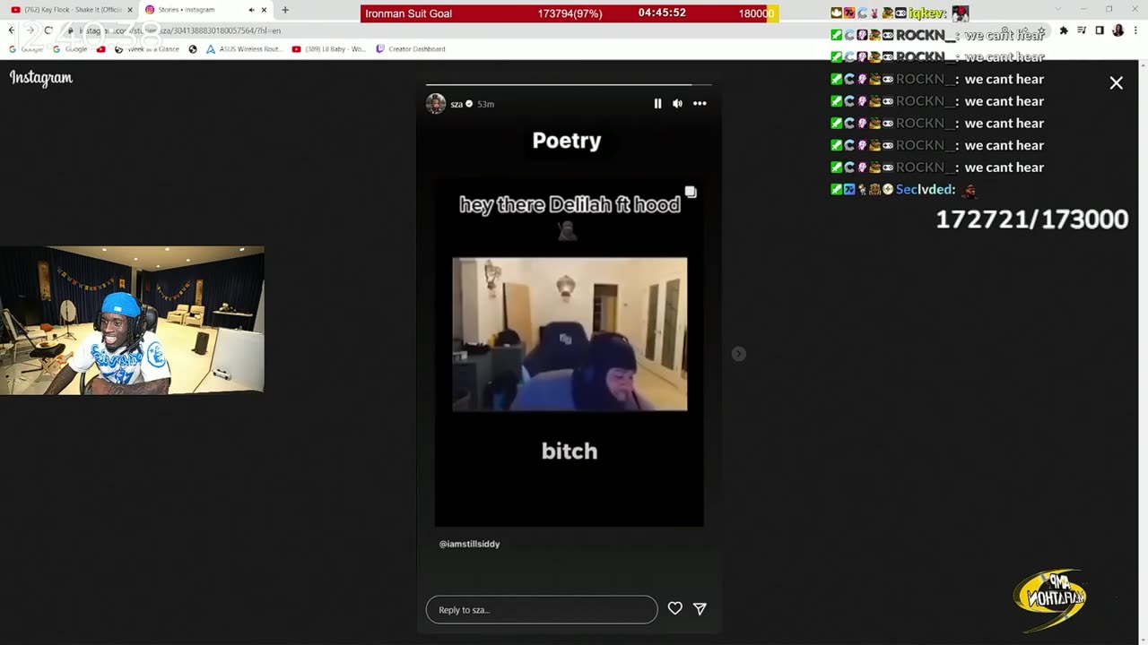 Kai reacts to SZA posting Fanum on her ig story {jealous}