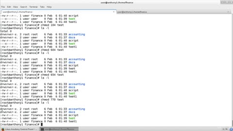 10. List, Set and Change Standard UGORWX Permissions