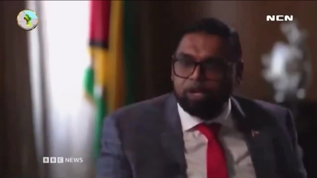 Arrogant BBC reporter put in his place on climate change by the president of Guyana