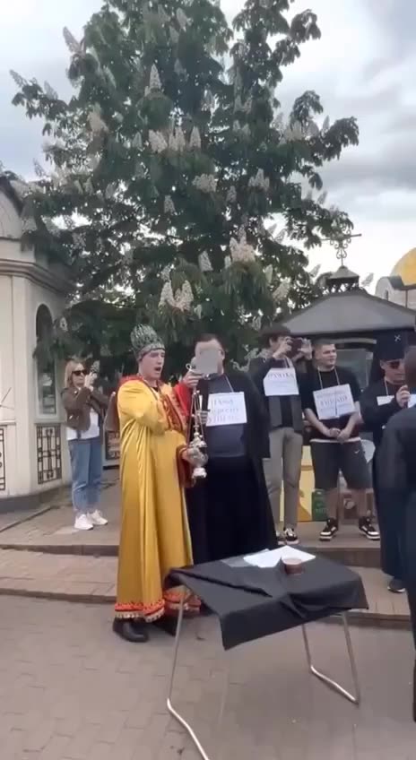 In Ukraine, a homosexual Satanist has been awarded the Order of Pride and Glory.