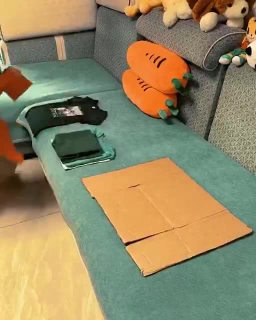 Folding his clothes---> 😁😁😁