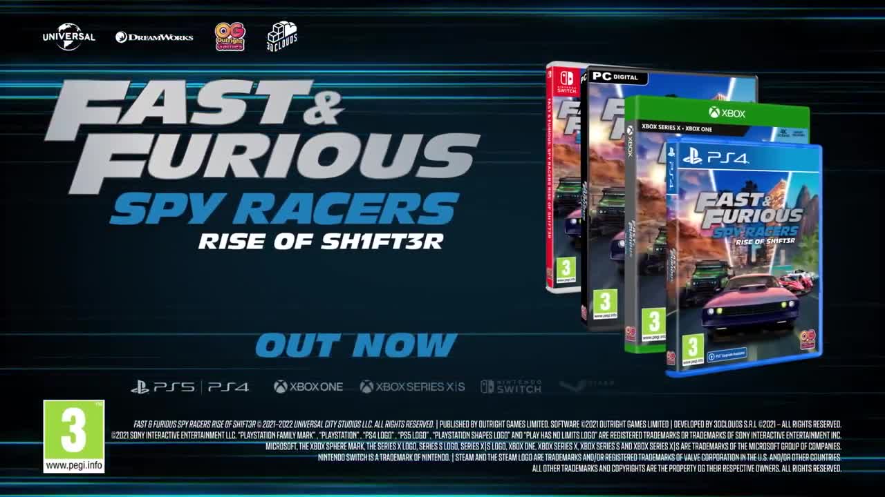 Fast & Furious: Spy Racers Rise of SH1FT3R - Official PS5 and Xbox Series X/S Release Trailer