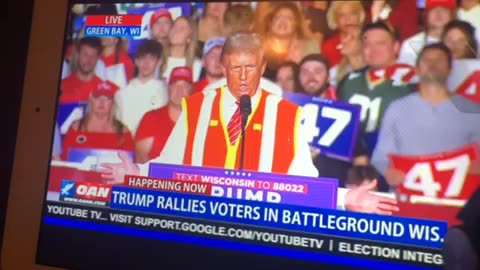 🦅 OANN Green Bay Wisconsin rally & president Donald j trump rally Wednesday 07:40 pm