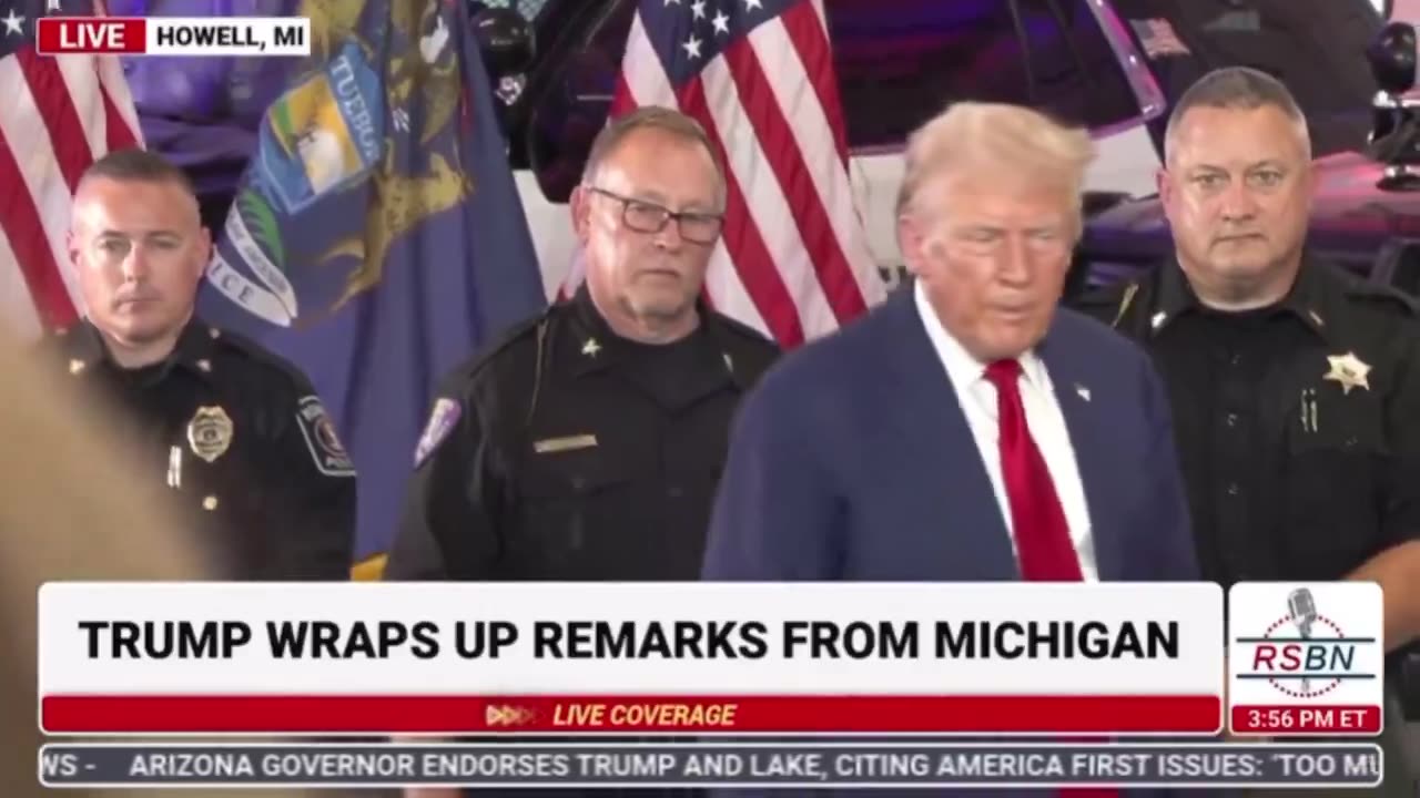 Donald Trump was just asked by a reporter why he came to a town “linked to white supremacy”