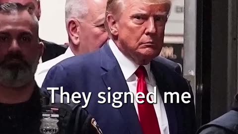 Trump claims NY court staff were 'crying' at his arrest