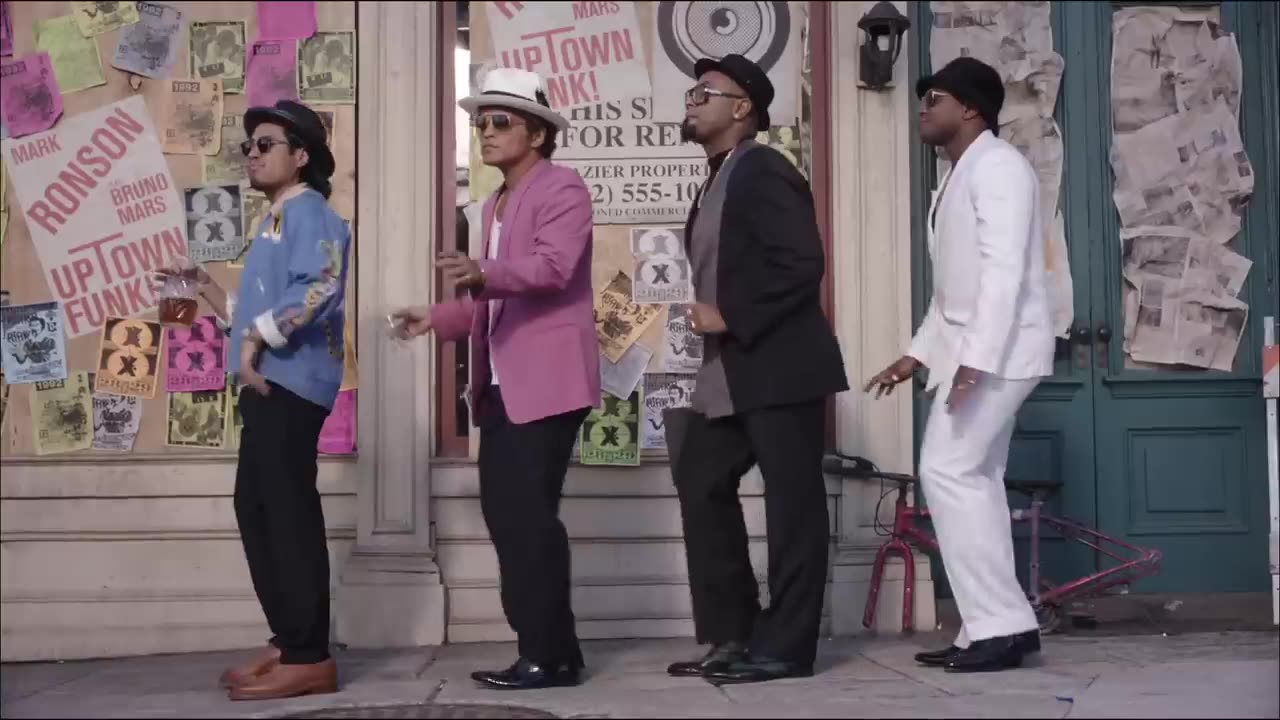 A dance uptown funk song by Bruno