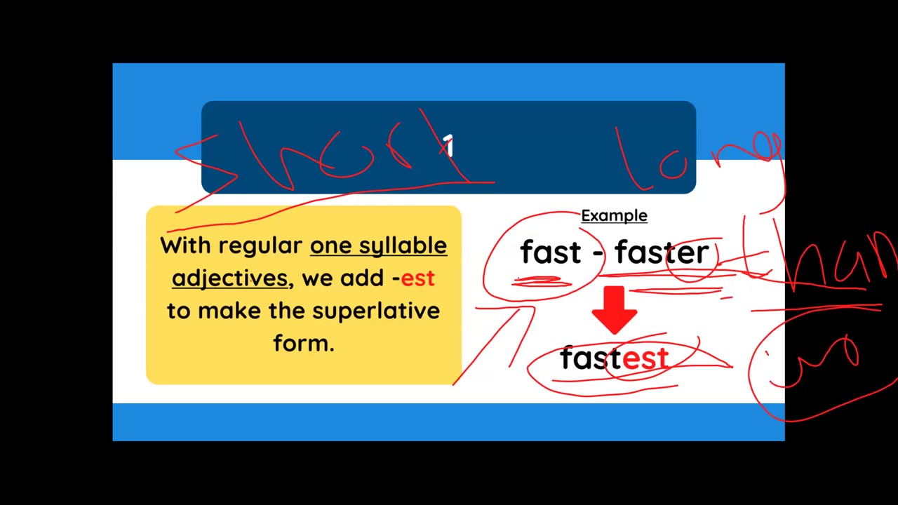 C6 Superlative adjectives