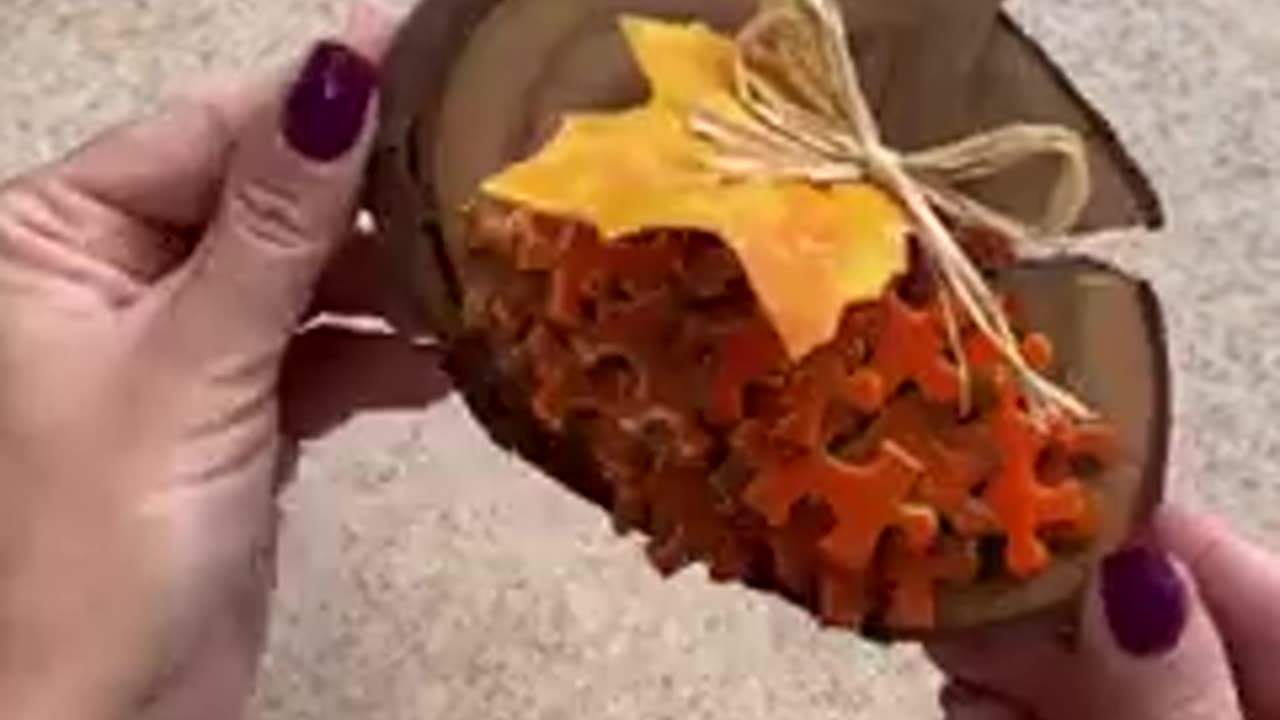 Diy puzzle Pumpkin 🎃 __