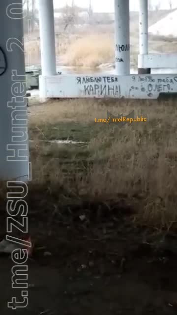 Ukraine: Ukraine military vehicle explodes while crossing river