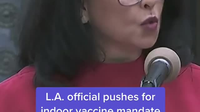 L.A. official pushes for indoor vaccine mandate